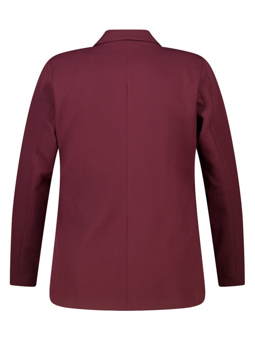 MS MODE Veste Blazer à revers avec ceinture à nouer - Kiabi