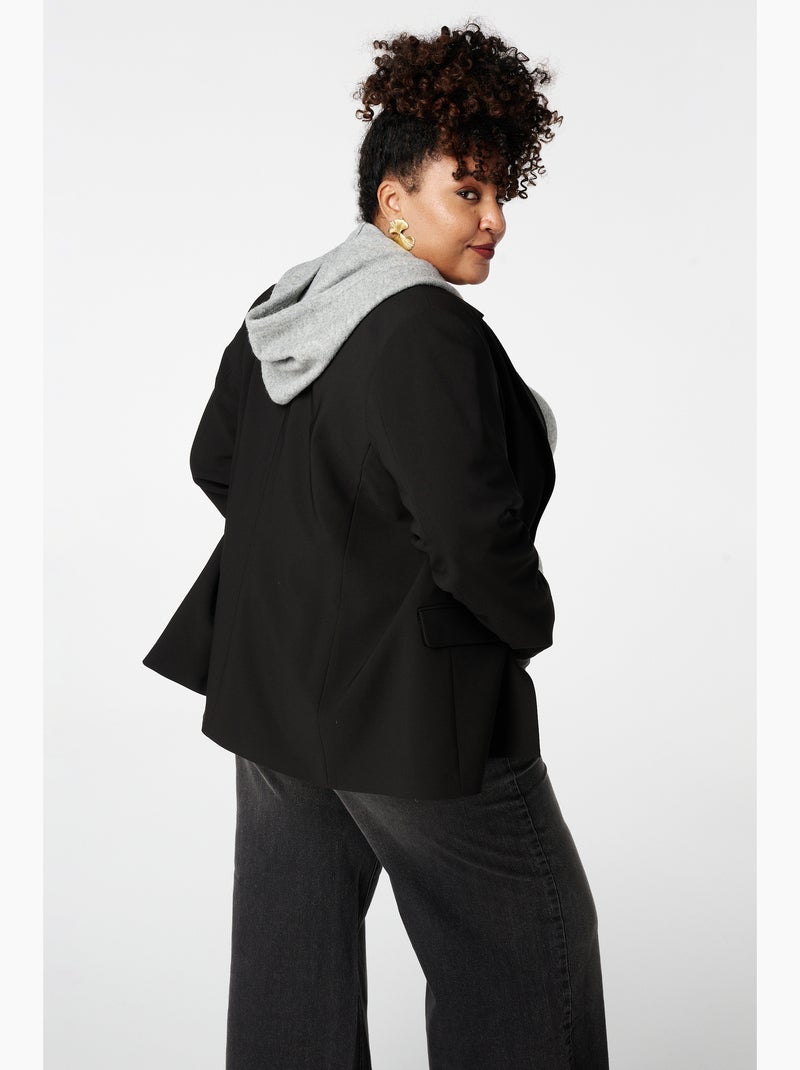 Ms mode veste blazer à un bouton Noir - Kiabi