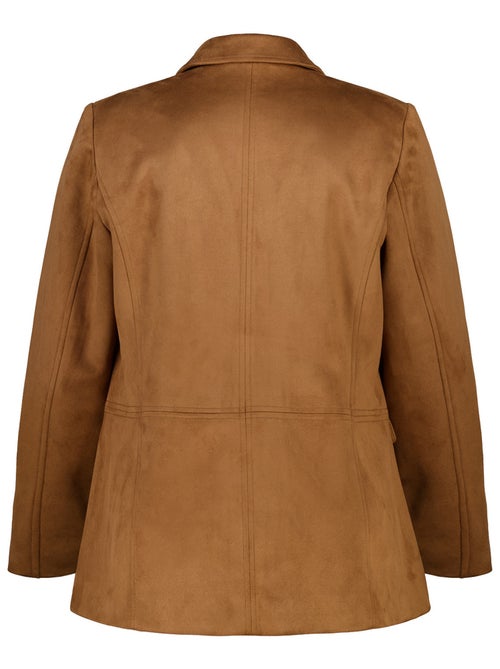 MS MODE Veste Blazer aspect daim - Kiabi