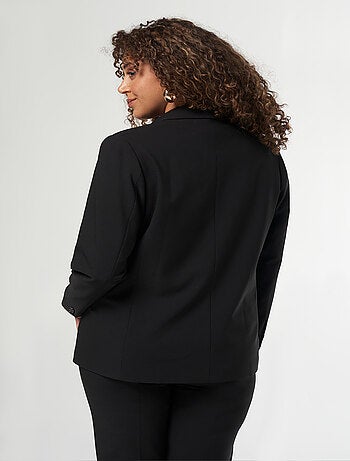 MS MODE Veste Blazer avec fermeture à boutons