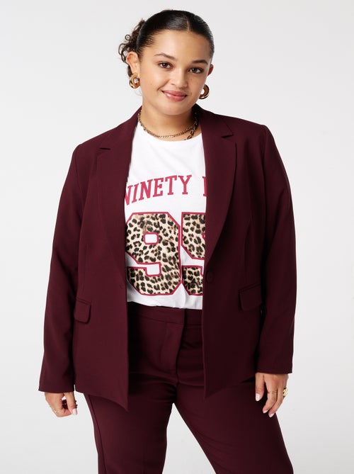 MS MODE Veste Blazer classique - Kiabi