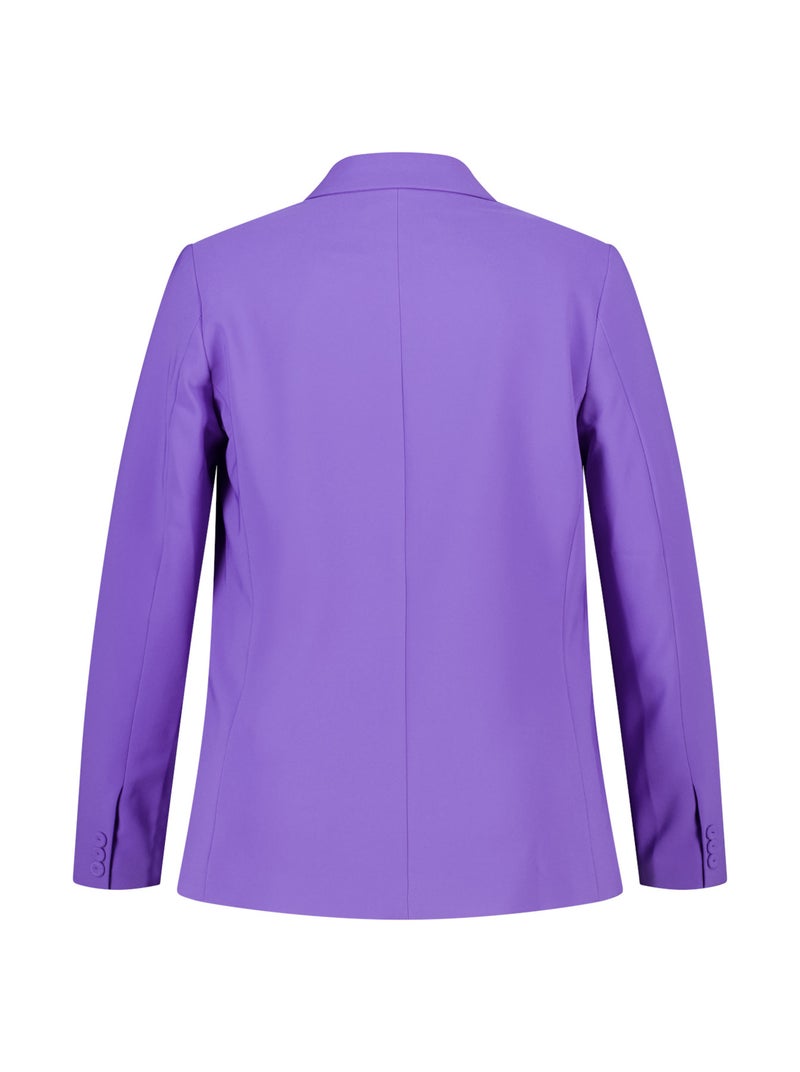 MS MODE Veste Blazer classique Violet - Kiabi