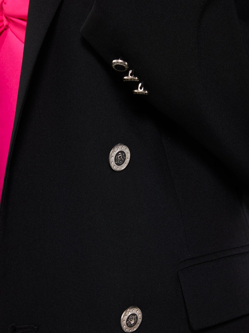 MS MODE Veste Blazer Noir Noir - Kiabi