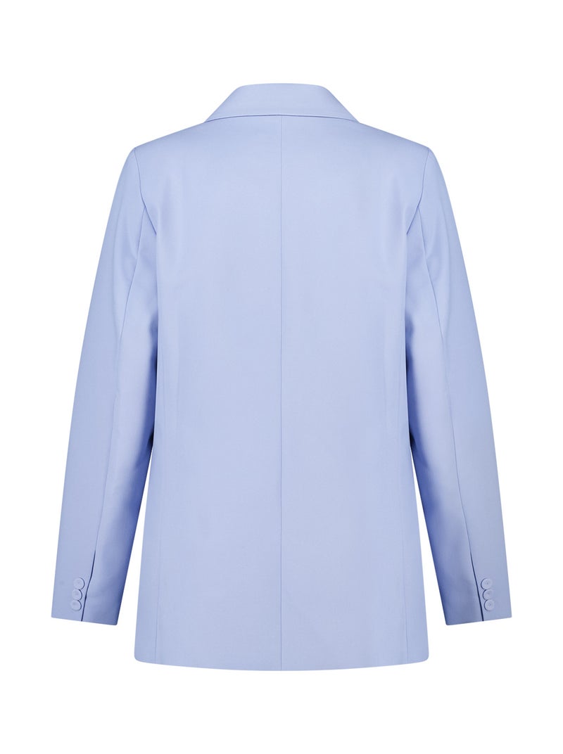MS MODE Veste Blazer oversize Bleu clair - Kiabi