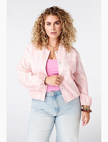 Ms mode veste bomber en jacquard