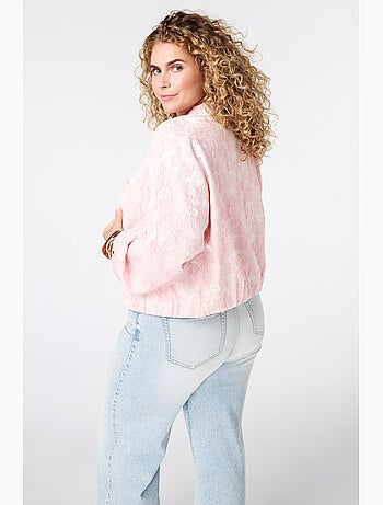 Ms mode veste bomber en jacquard