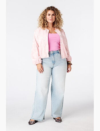 Ms mode veste bomber en jacquard