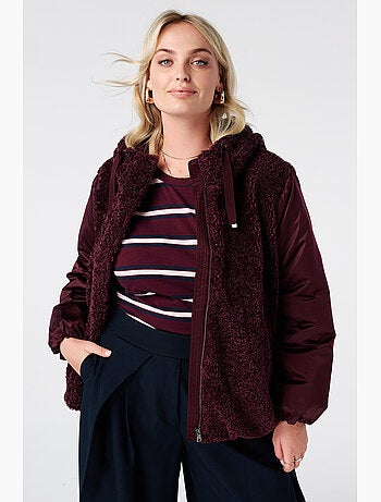 Ms mode veste bomber en teddy