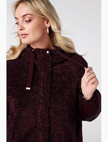 Ms mode veste bomber en teddy