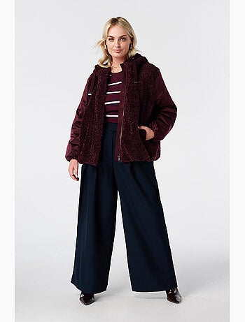 Ms mode veste bomber en teddy