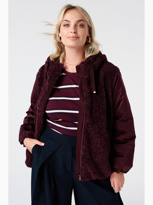 Ms mode veste bomber en teddy - Kiabi Ms mode veste bomber en teddy - Kiabi
