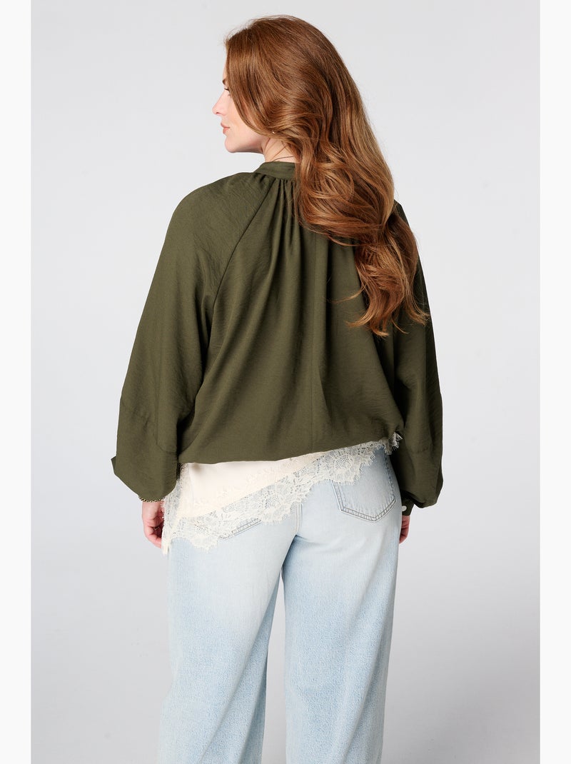 Ms mode veste bomber Kaki - Kiabi