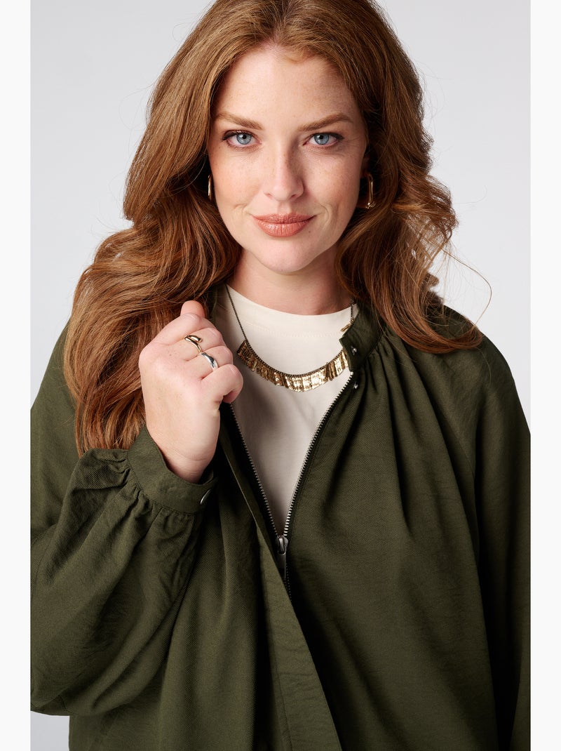 Ms mode veste bomber Kaki - Kiabi