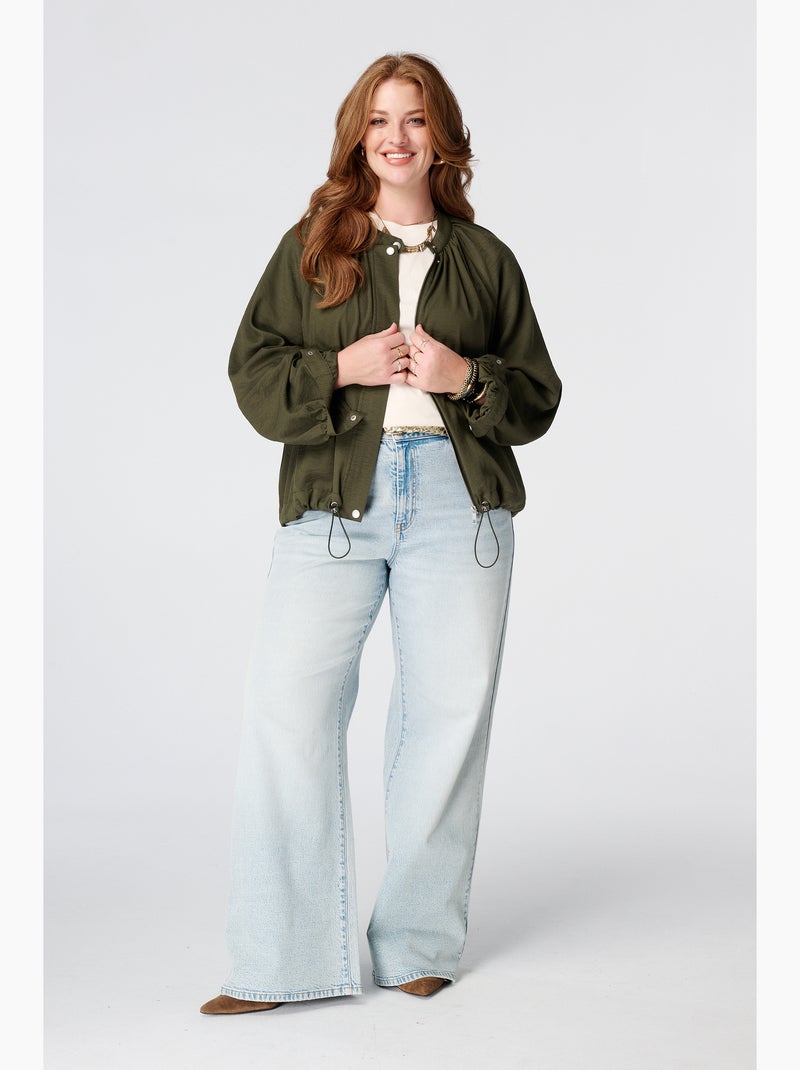 Ms mode veste bomber Kaki - Kiabi