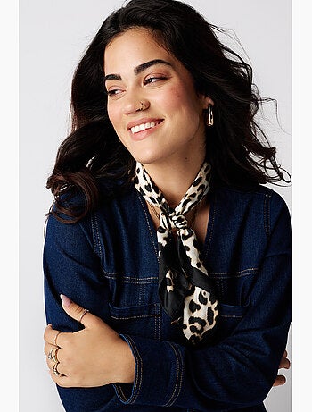 Ms mode veste en denim ajustée