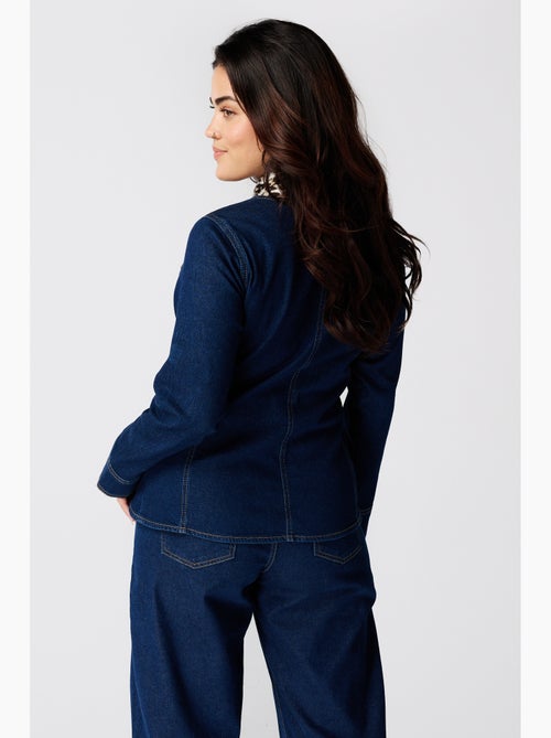 Ms mode veste en denim ajustée - Kiabi Ms mode veste en denim ajustée - Kiabi