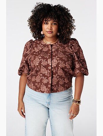 Ms mode veste jacquard