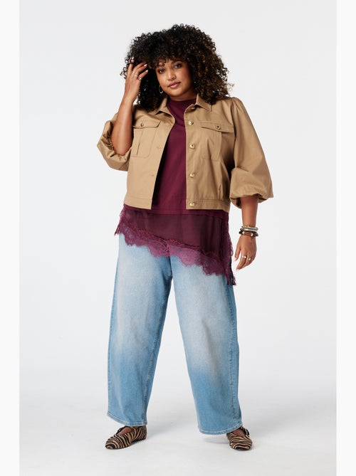 Ms mode veste utility avec manches bouffantes - Kiabi Ms mode veste utility avec manches bouffantes - Kiabi
