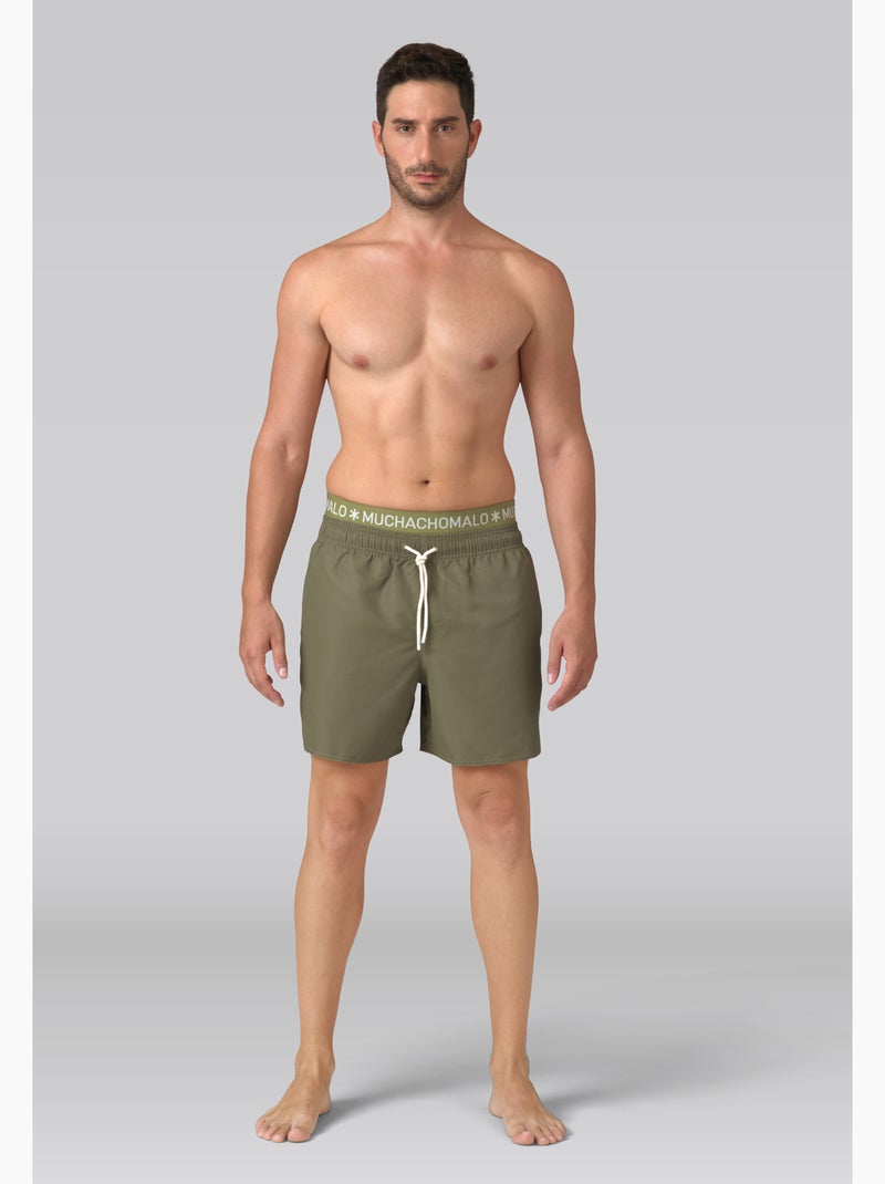 Muchachomalo maillot de bain avec boxer assorti Bleu - Kiabi