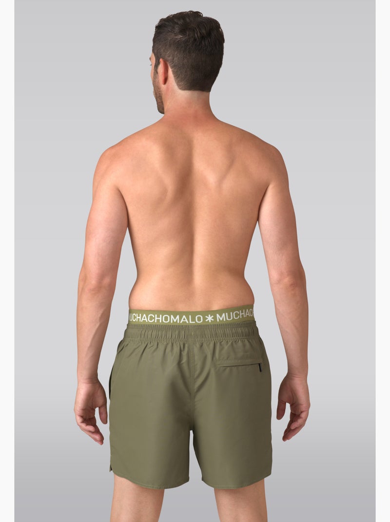 Muchachomalo maillot de bain avec boxer assorti Bleu - Kiabi