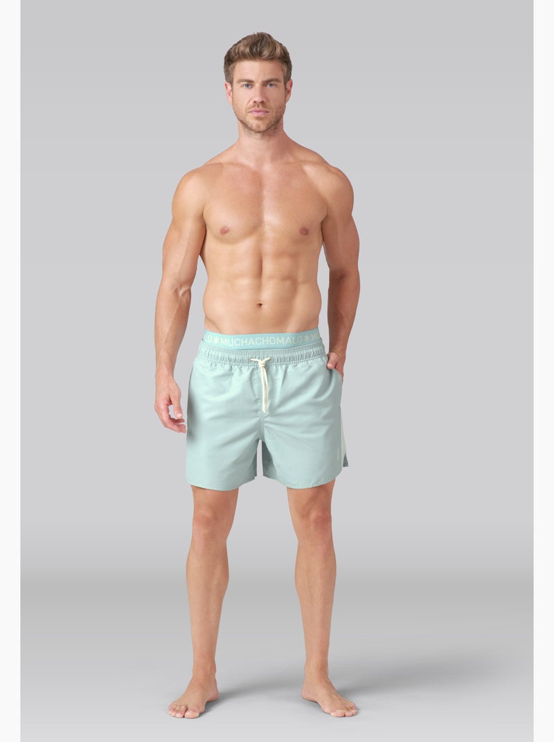 Muchachomalo maillot de bain avec boxer assorti Bleu - Kiabi