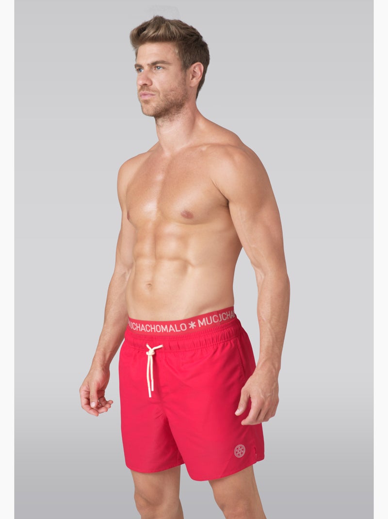 Muchachomalo maillot de bain avec boxer assorti Rose - Kiabi