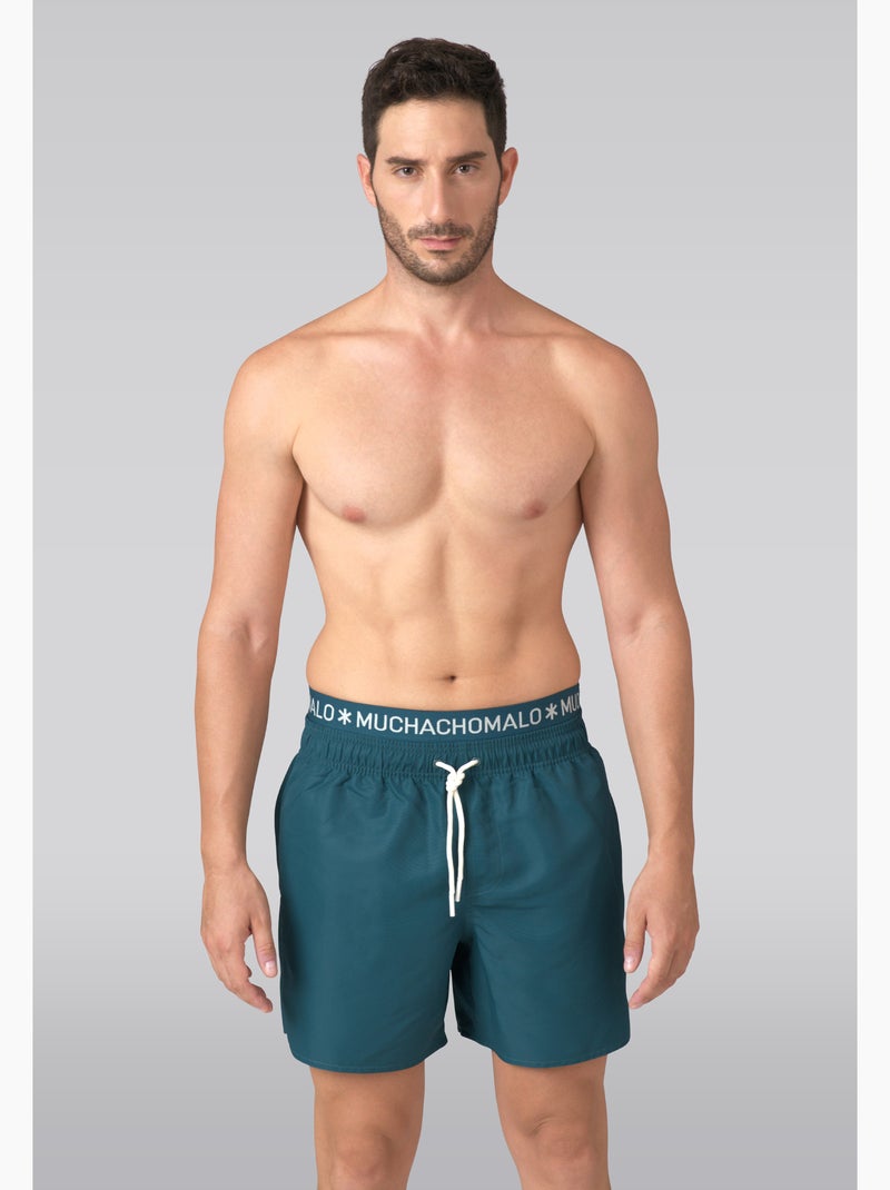 Muchachomalo maillot de bain avec boxer assorti Vert - Kiabi