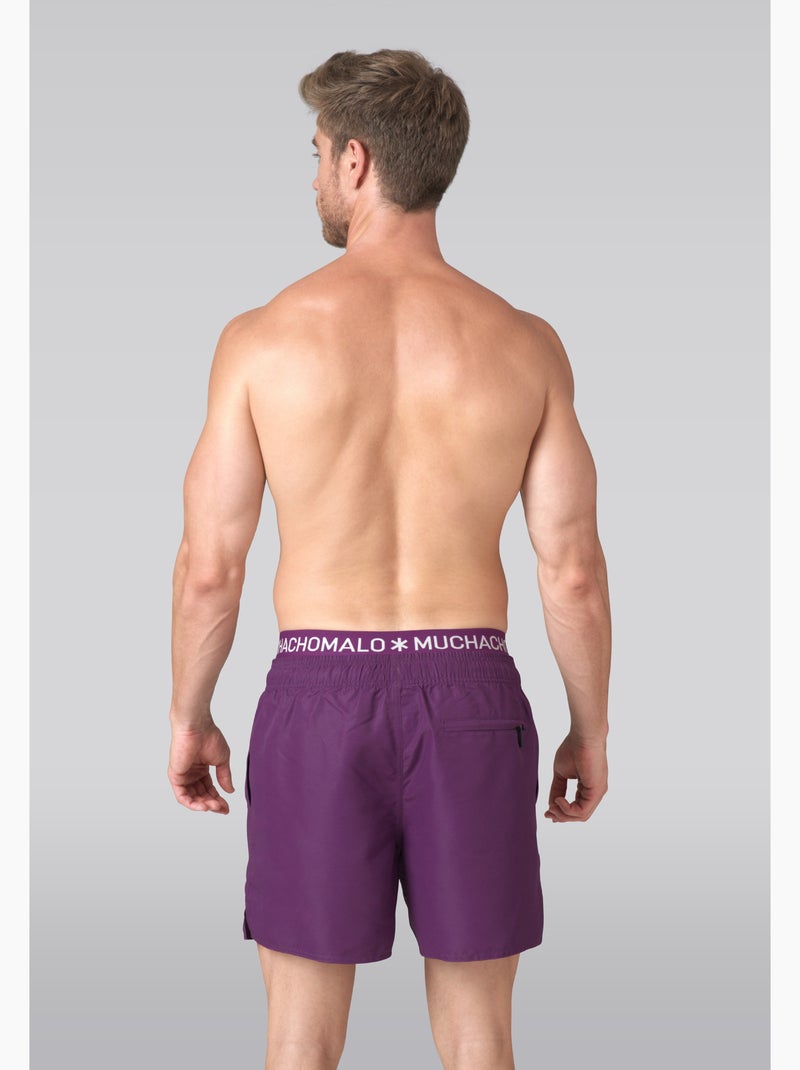 Muchachomalo maillot de bain avec boxer assorti Violet - Kiabi