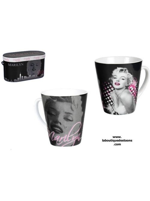 Mug – 2 mugs marilyn monroe - Kiabi Mug – 2 mugs marilyn monroe - Kiabi