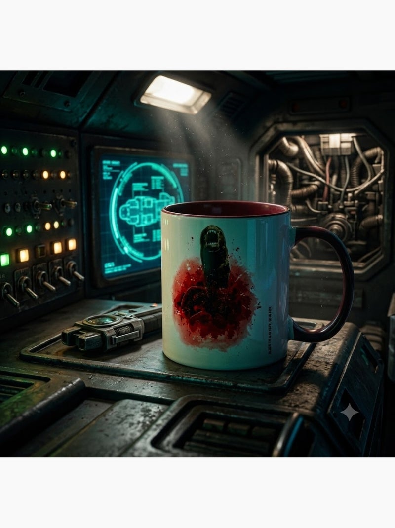 Mug Alien 330 ml en céramique Rouge - Kiabi