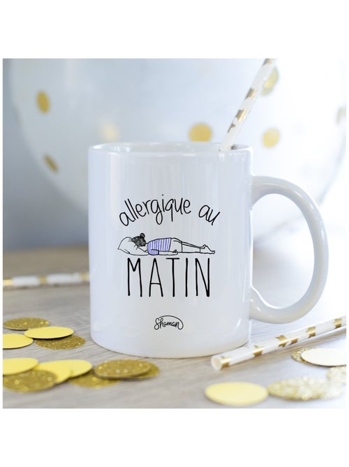 Mug ALLERGIQUE AU MATIN - Kiabi