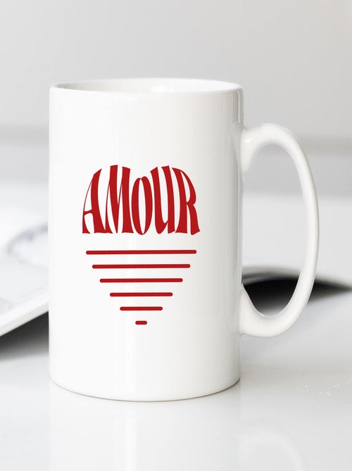 Mug AMOUR COEUR 2 - Kiabi