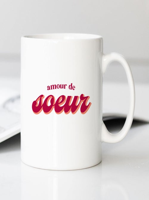 Mug AMOUR DE SOEUR - Kiabi