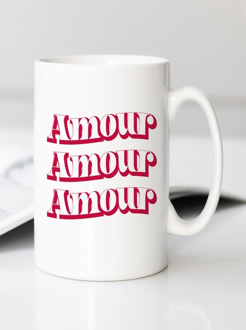 Mug AMOUR FACE - Kiabi Mug AMOUR FACE - Kiabi