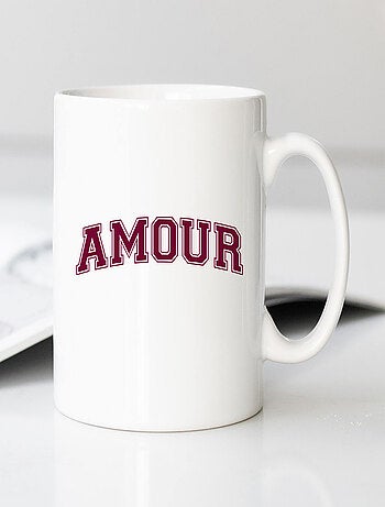 Mug AMOUR TYPO USA
