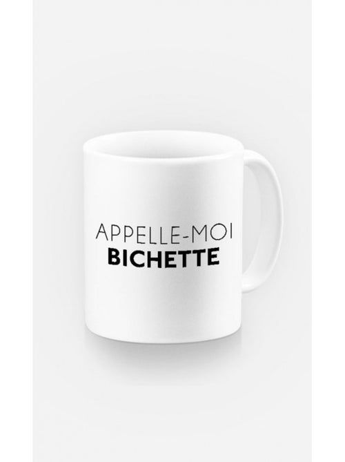 Mug APPELLE-MOI BICHETTE - Kiabi Mug APPELLE-MOI BICHETTE - Kiabi