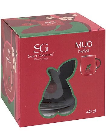 Mug avec fruit en relief nelya 40cl