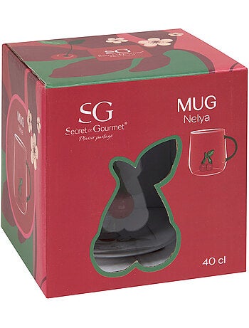 Mug avec fruit en relief nelya 40cl