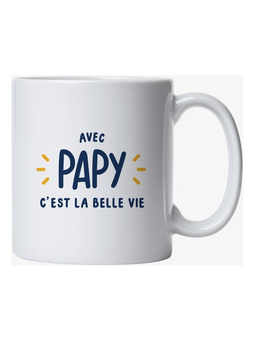 Mug AVEC PAPY C'EST LA BELLE VIE - Kiabi