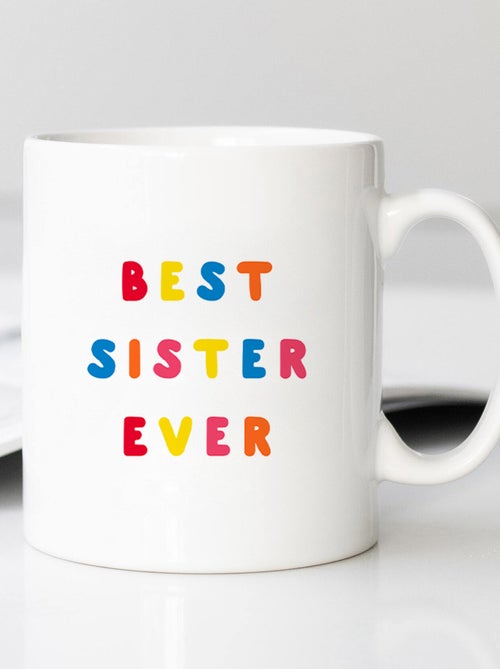 Mug BEST SISTER EVER COLORÉE WAF - Kiabi