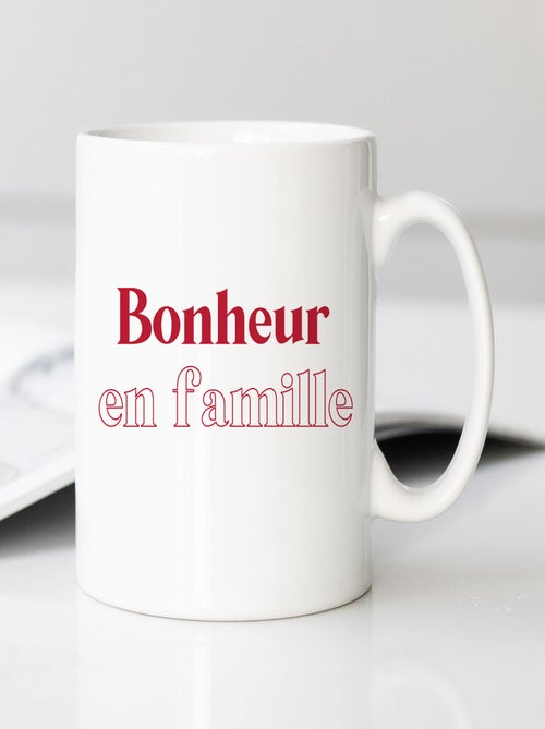 Mug BONHEUR EN FAMILLE - Kiabi