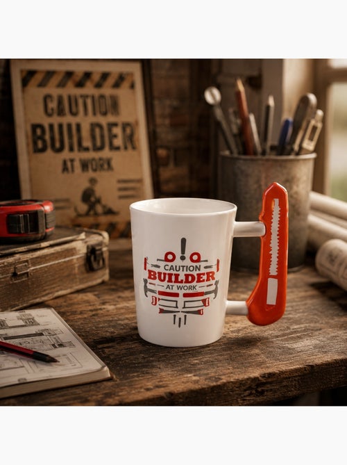 Mug Builder at Work avec anse outil – 330 ml - Kiabi Mug Builder at Work avec anse outil – 330 ml - Kiabi