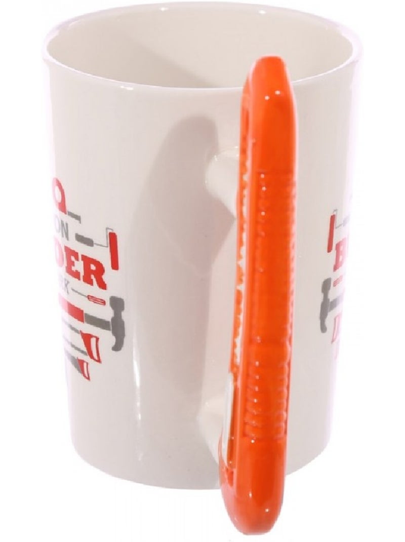 Mug Builder at Work avec anse outil – 330 ml Blanc - Kiabi