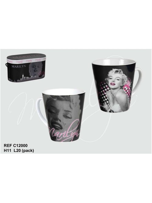 Mug – cadeau 2 mugs – marylin monroe - Kiabi Mug – cadeau 2 mugs – marylin monroe - Kiabi