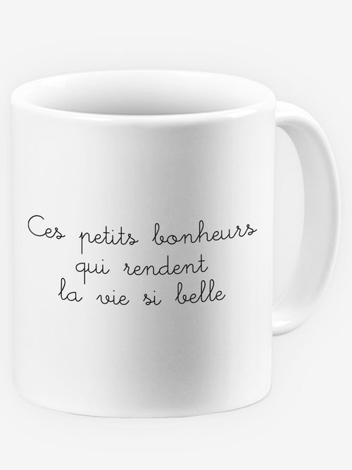 Mug CES PETITS BONHEURS - Kiabi
