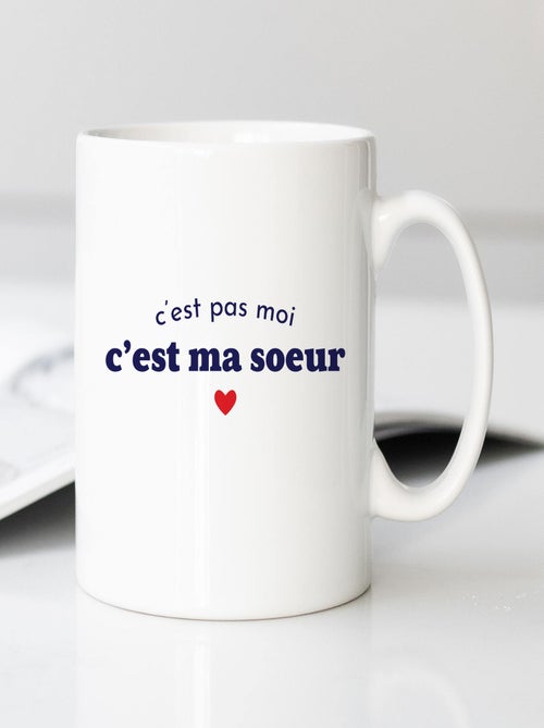 Mug C'EST PAS MOI C'EST MA SŒUR - Kiabi