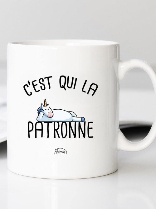 Mug C'EST QUI LA PATRONNE - Kiabi
