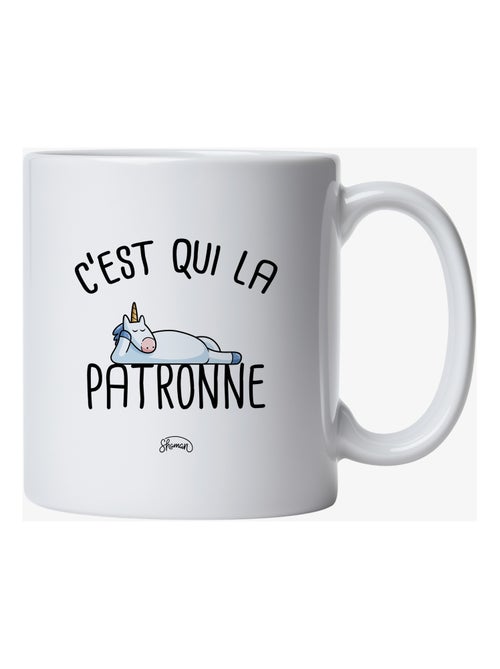 Mug C'EST QUI LA PATRONNE - Kiabi