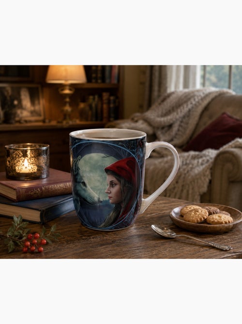 Mug Chaperon rouge et loup sous la pleine lune par Lisa Parker - Kiabi Mug Chaperon rouge et loup sous la pleine lune par Lisa Parker - Kiabi