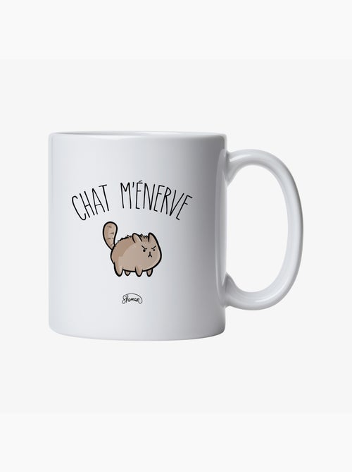 Mug CHAT M'ENERVE - Kiabi Mug CHAT M'ENERVE - Kiabi